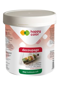 Klej do decoupage,wiaderko 250gram HA 3440 0250 HAPPY COLOR