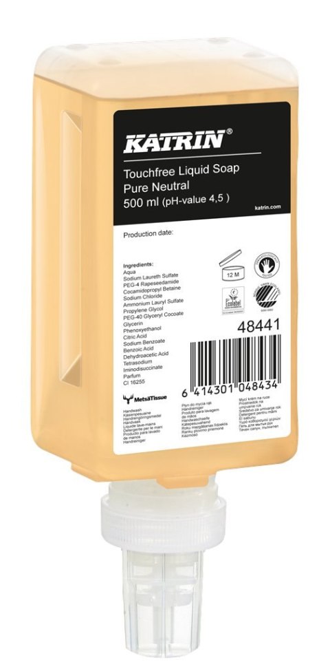 Mydło w płynie KATRIN Pure Neutral do dozownika bezdotykowego 500 ml 48441