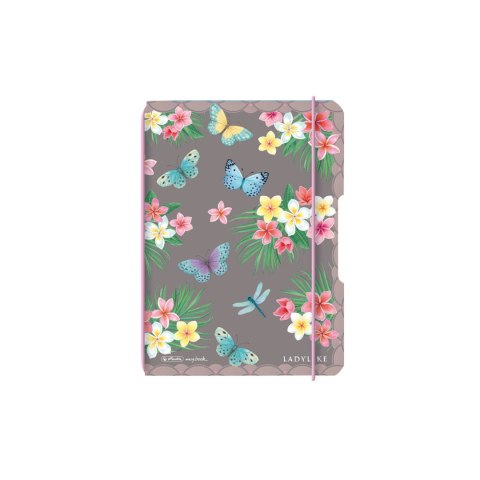 Notatnik A6 40 kartek kratka PP my.book flex ladylike butterfli 50044313 Herlitz