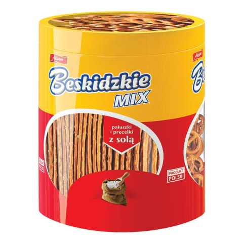 Paluszki i Precelki z solą BESKIDZKIE MIX 275g w tubie