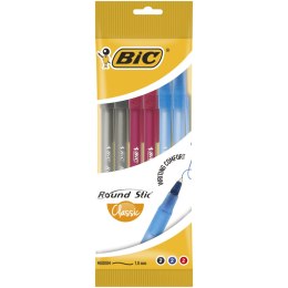 Długopis BIC Round Stic Classic mix AST, blister 6szt, 929071