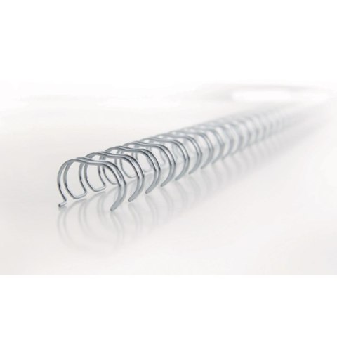 Grzbiety drutowe GBC WireBind A4, 6 mm, srebrne , 100 szt., RG810497