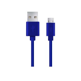 Kabel USB MICRO A-B 2m niebieski EB145B ESPERANZA