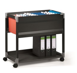 Wózek na teczki zaw. SYSTEM FILE TROLLEY 90 A 4 S Czarny 378401 DURABLE