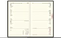 Kalendarz A-6 Notesowy CLASSIC książkowy (C4), 18 - czerwony linea / naklejka laminat 2023 TELEGRAPH