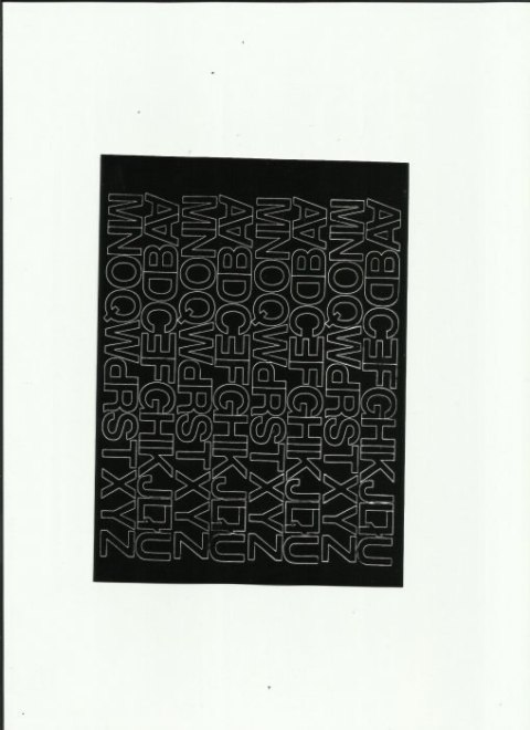 LITERY samop.1.5cm(8) j.żółe ARTDRUK (X)