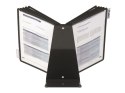 VARIO TABLE 10, zestaw stołowy z 10 panelami A4 Czarny 557001 DURABLE