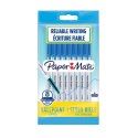 Długopis ze skuwką Paper Mate 045 fine (0,7 mm) czarny, blister 8szt 2084422