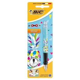 Pióro wieczne BIC X Pen Decor FP Pineapple niebieski Blister 1szt, 8795005