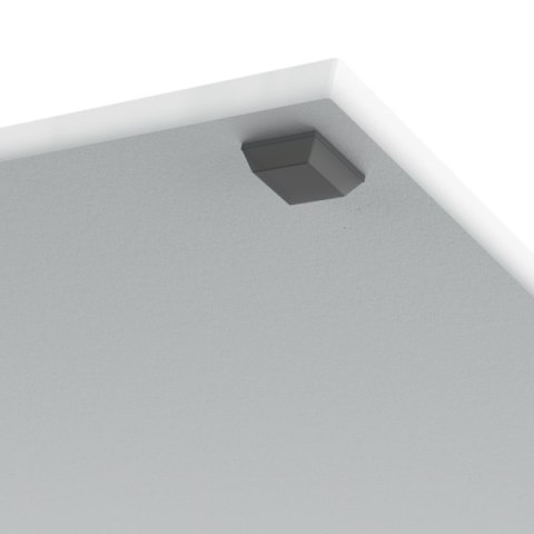 Zestaw szklanych tabliczek suchościeralnych na biurko Nobo Home, 2 sztuki, marmurkowa i biała Nobo 1915601