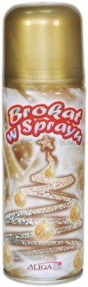 Brokat spray złoty 250ml.GS 150-G ALIGA