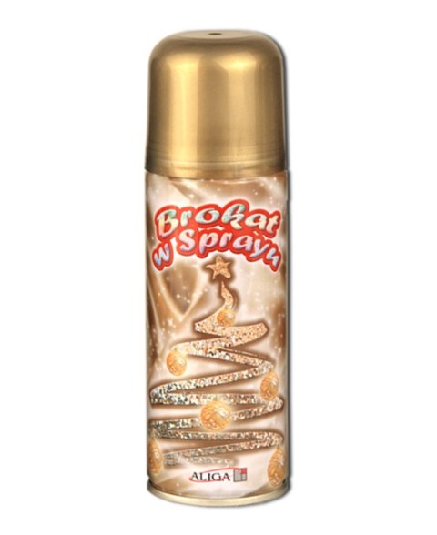 Brokat spray złoty 250ml.GS 150-G ALIGA