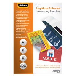 Folie do laminacji samoprzylepne A4 80mic., (25szt) 5601703 FELLOWES