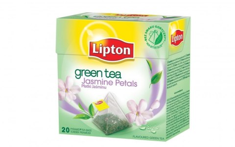 Herbata LIPTON PIRAMID GREEN TEA JAŚMIN 20t zielona