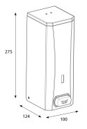 Dozownik do mydła w piance 1000 ml - Linia Stal Nierdzewna - satynowa 993063