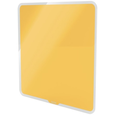 Szklana tablica magnetyczna Leitz Cosy 45x45cm, żółta 70440019