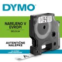 Taśma DYMO D1 - 12 mm x 7 m, czarny / biały S0720530 do drukarek etykiet