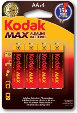 Bateria KODAK alkaiczna LR6 MAX AA (4 szt.) KO30952867