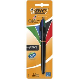 Długopis BIC 4 Colours PRO mix AST Blister 1szt, 897785