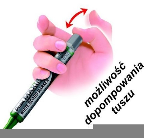 Marker suchościeralny MWL5SF pomarańczowy MAXIFLO PENTEL (z tłoczkiem)