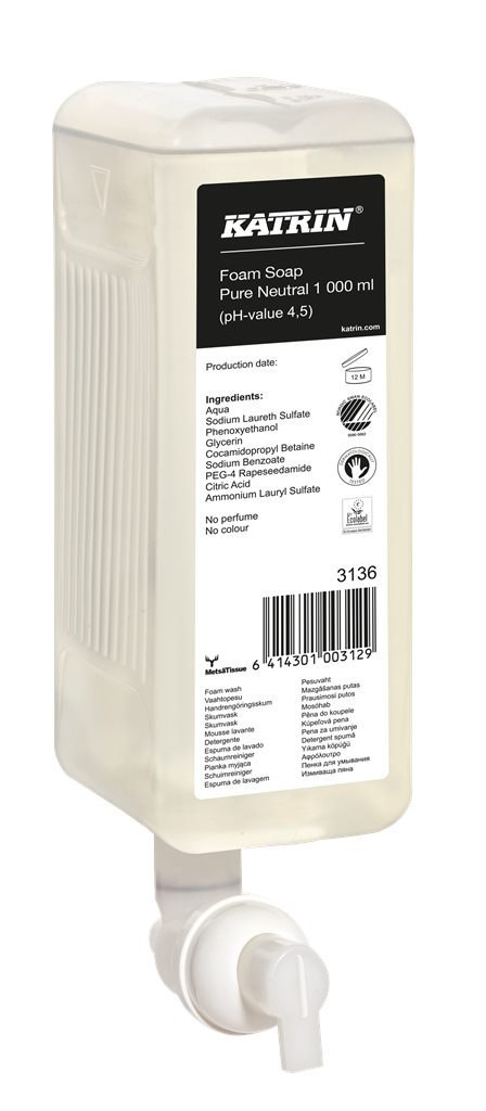 Mydło w pianie KATRIN Pure Neutral 1000 ml 3136