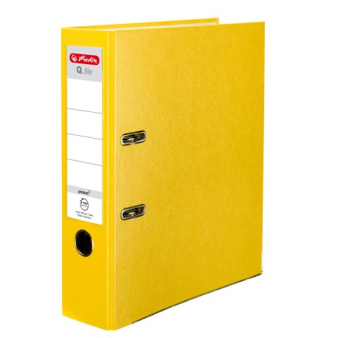 Segregator A4 8cm PP ŻÓŁTY Q.FILE 11167442 HERLITZ