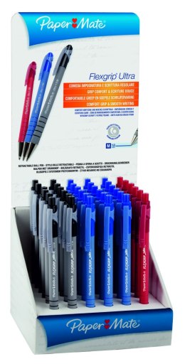 Display długopis automatyczny FLEXGRIP ELITE 1.4mm niebieski, 36szt.,PAPER MATE S0189343