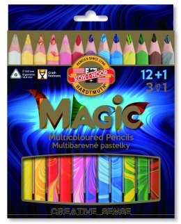 Kredki MAGIC TRIO 3408/13 12+1 KOH I NOOR