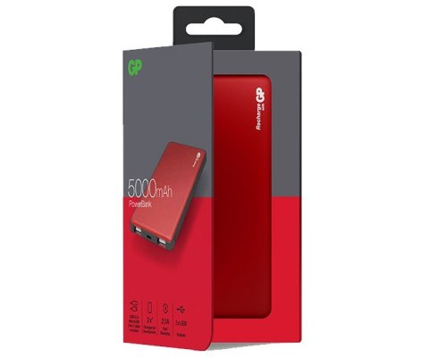 Przenośny Power Bank GP 5000 mAh GPACCMP05002 GP Batteries (X)