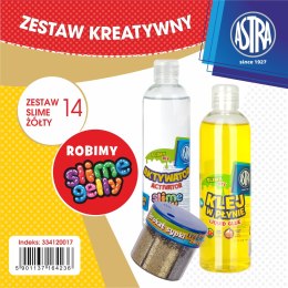 Zestaw do zrobienia Slime żółty ASTRA, 334120017