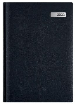 Kalendarz A-5 LUX książkowy (L3), 10 - czarny indi / rok metalic 2023 TELEGRAPH
