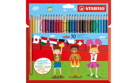 Kredki COLOR kpl 30 szt. pud. z zawieszką 1930/77-11 STABILO