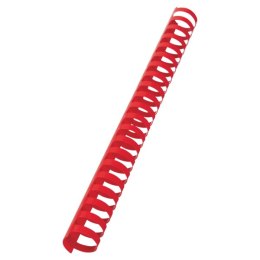 Grzbiety do bindowania plastikowe GBC Combs, A4, 25 mm, czerwone , 50 szt. 4028222