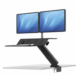 Stanowisko do pracy Sit-Stand Lotus RT - czarne na 2 monitory 8081601 FELLOWES