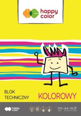 Blok techniczny kolor 170g A4 HAPPY COLOR 3550 2030-09