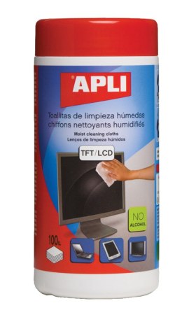 Chusteczki do czyszczenia ekranów APLI (11823) 100szt