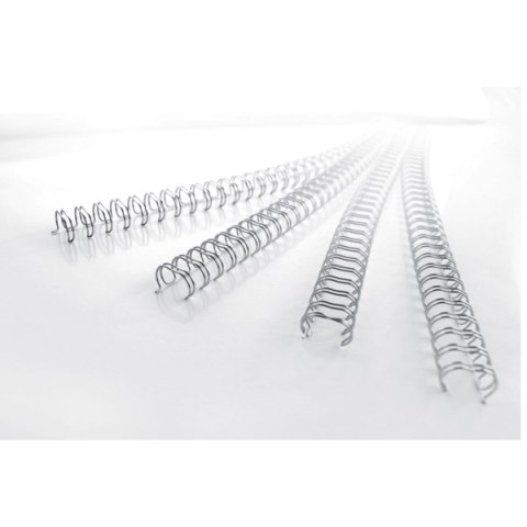 Grzbiety drutowe GBC WireBind A4, 12,5 mm, srebrne , 100 szt., RG810897