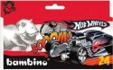 Kredki BAMBINO 24kol.HOT WHEEL MATTEL