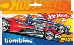 Kredki BAMBINO 24kol.HOT WHEEL MATTEL