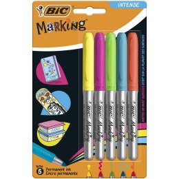 Marker permanentny BIC Intensity Blister 5szt, 968410