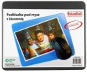 Podkłakda pod mysz z kieszenią czarna KPM-01-08 BIURFOL