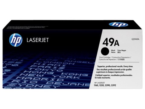 Toner HP 49A (Q5949A) czarny 2500str LaserJet 1160/1320/3390/3392