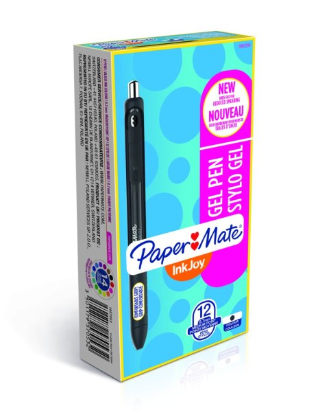 Pióro żelowe INKJOY GEL 0.7mm czarny 1957053 PAPER MATE