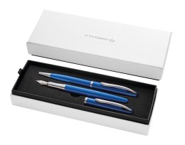 Zestaw pióro wieczne + długopis Jazz Noble Elegance saphire etui 821902 Pelikan