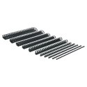 Grzbiety do bindowania plastikowe GBC Combs, 21R, 6 mm, A4, czarne , 25 szt., 4020619