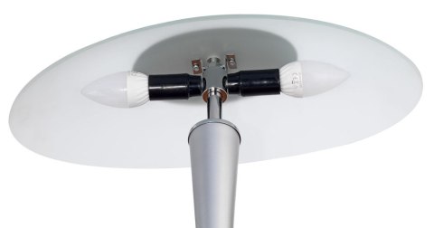 Lampka biurkowa UNILUX CRISTAL, metaliczna szara dotykowy włącznik, 400064642