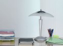 Lampka biurkowa UNILUX CRISTAL, metaliczna szara dotykowy włącznik, 400064642