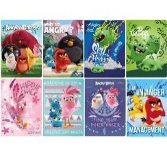 Zeszyt A5 16k kol. linia ANGRY BIRDS MOVIE INTERDRUK 7231