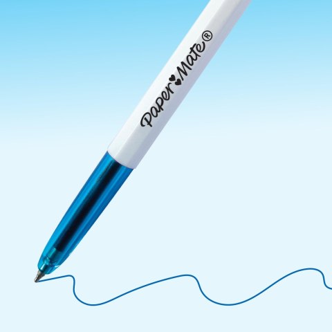 Długopis ze skuwką Paper Mate 045 medium (1,0 mm) niebieski 15 szt. 2108127