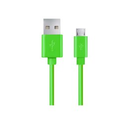 Kabel USB MICRO A-B 2m zielony EB145G ESPERANZA